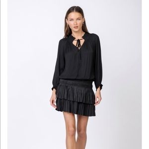 Black current air dress-worn once-like new!